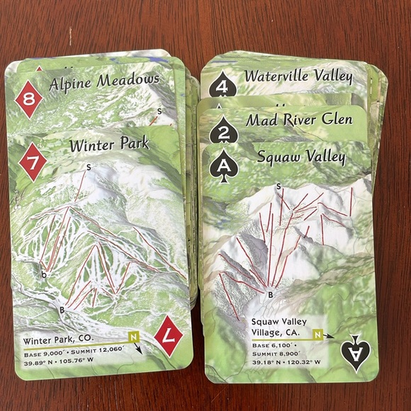 Ski themed bundle- book & playing cards - Picture 8 of 8